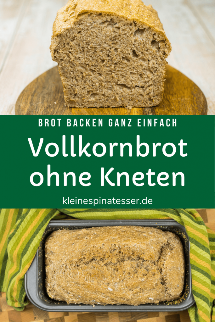 Omas leckeres Vollkornbrot ohne Kneten — Kleine Spinatesser