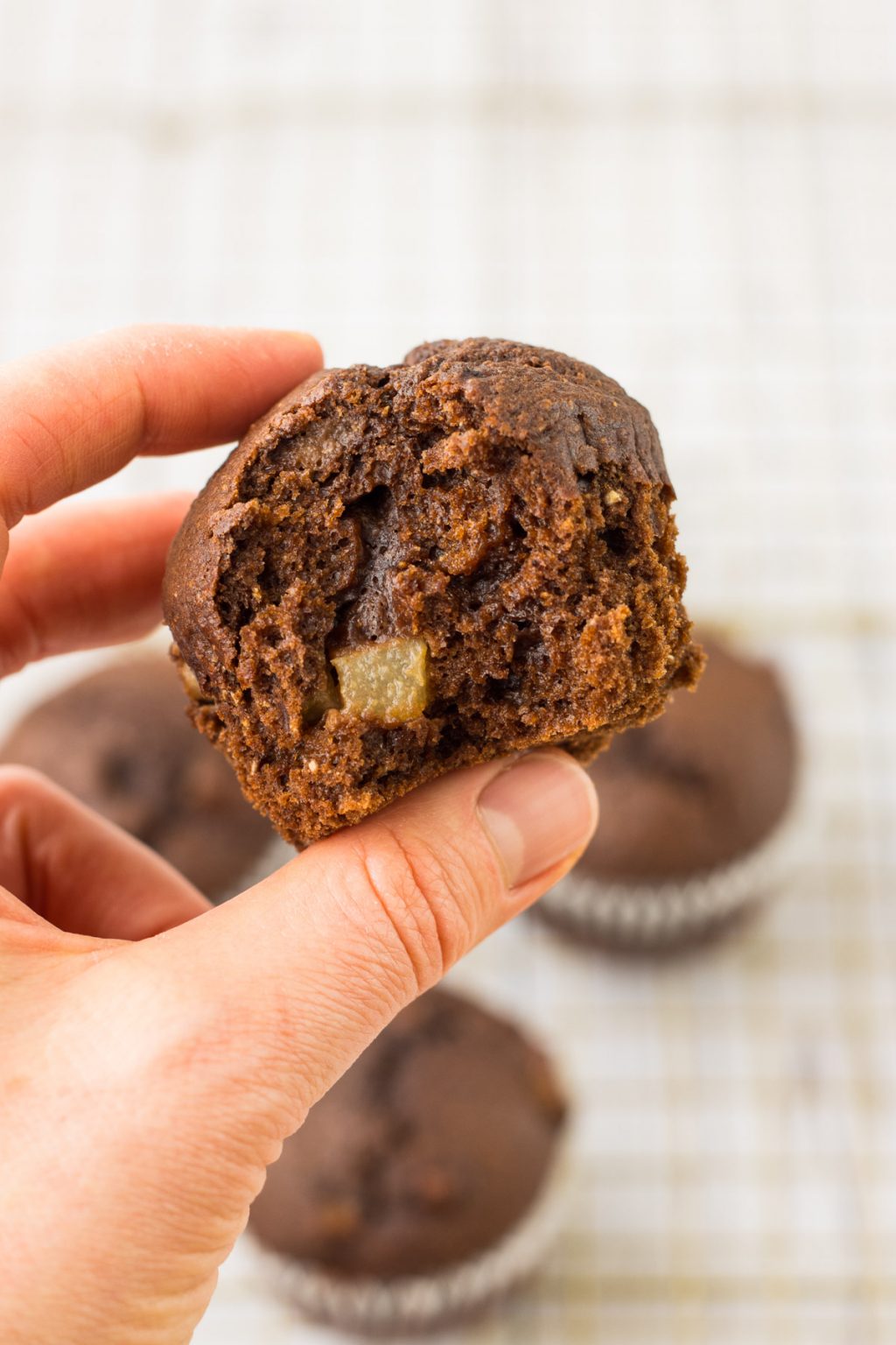 Saftige Schoko-Birnen-Muffins für Kinder — Kleine Spinatesser